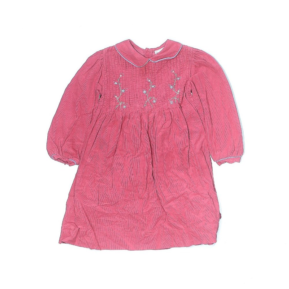 Friedknit Creations Pink Hand embordered dress